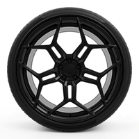 Jantes de course concaves en aluminium 6061-T6 forgé sur mesure, finition noir piano, 5X112 5X120, pour Audi RS6 RS7 BMW M5, 19 20 21 22 pouces