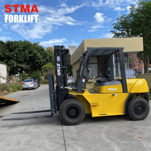 STMA-carretilla elevadora diésel con neumáticos dobles delanteros, elevador de horquilla de 5 tonos, 5tn, motor Isuzu 6BG1 - Product Image 5