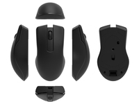 Hoge kwaliteit CE RHOS ergonomische 3D muis zwart optisch 1,5m bedraad USB zakelijke muis op voorraad desktop kantoor