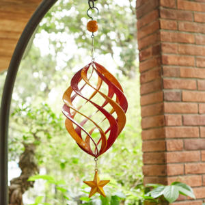 Ornement de jardin extérieur moderne et créatif en métal écologique, <span class=keywords><strong>moulin</strong></span> à <span class=keywords><strong>vent</strong></span> rotatif, couleur et taille personnalisées pour <span class=keywords><strong>balcon</strong></span> et villa - Product Image 1