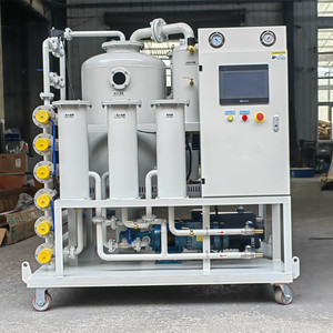 เครื่องกรองน้ำมันหม้อแปลงแบบสุญญากาศสองขั้นตอนสำหรับแยกน้ำและก๊าซ - Product Image 1
