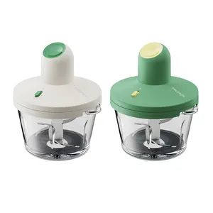 Food grade pp abs glass multi-purpose electric and low noise commercial electronic vegetable meat grinder and mixer