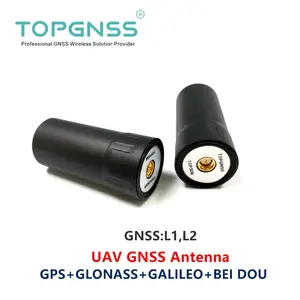 Spiral GNSS antenna TOP508, light drone RTK support GPS / GLONASS / Beidou satellite navigation system, aerial UAV / UGV antenna