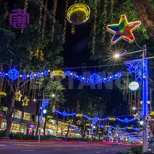 Luz de calle cruzada LED decorativa multifestiva con clasificación P65 para Navidad, Ramadán y más luces decorativas - Product Image 6