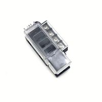 Boîtier de distribution d'alimentation automobile 6 voies 12V-24V basse tension avec porte-fusibles à lame et fusibles
