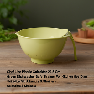 Scolapasta <b>Plastica</b> (24,5cm) Easy Drain universal CHEF LINE Verde 122750257 - Product Image 3