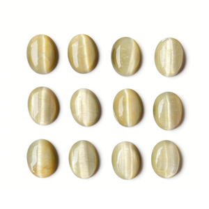 Nouveau cabochon ovale en œil <span class=keywords><strong>de</strong></span> <span class=keywords><strong>tigre</strong></span> chrysoberyl <span class=keywords><strong>de</strong></span> haute qualité naturel poli 18*25MM, effet œil <span class=keywords><strong>de</strong></span> chat pour la fabrication <span class=keywords><strong>de</strong></span> bijoux - Product Image 4