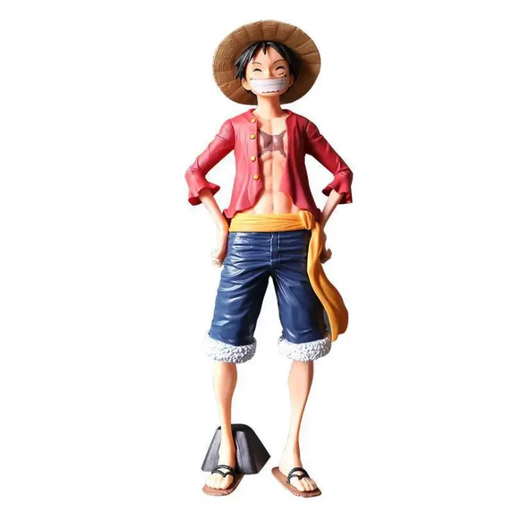 One Piece Luffy Smiley Monkey D Luffy Large Assembly Can Change Face Figure Model Decoration