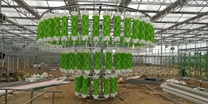 Equipo de plantación hidropónica, 14 capas 70 Kit de cultivo hidropónico de plantas, kit de cultivo de herramientas vegetales incluye tubo de agua, temporizador