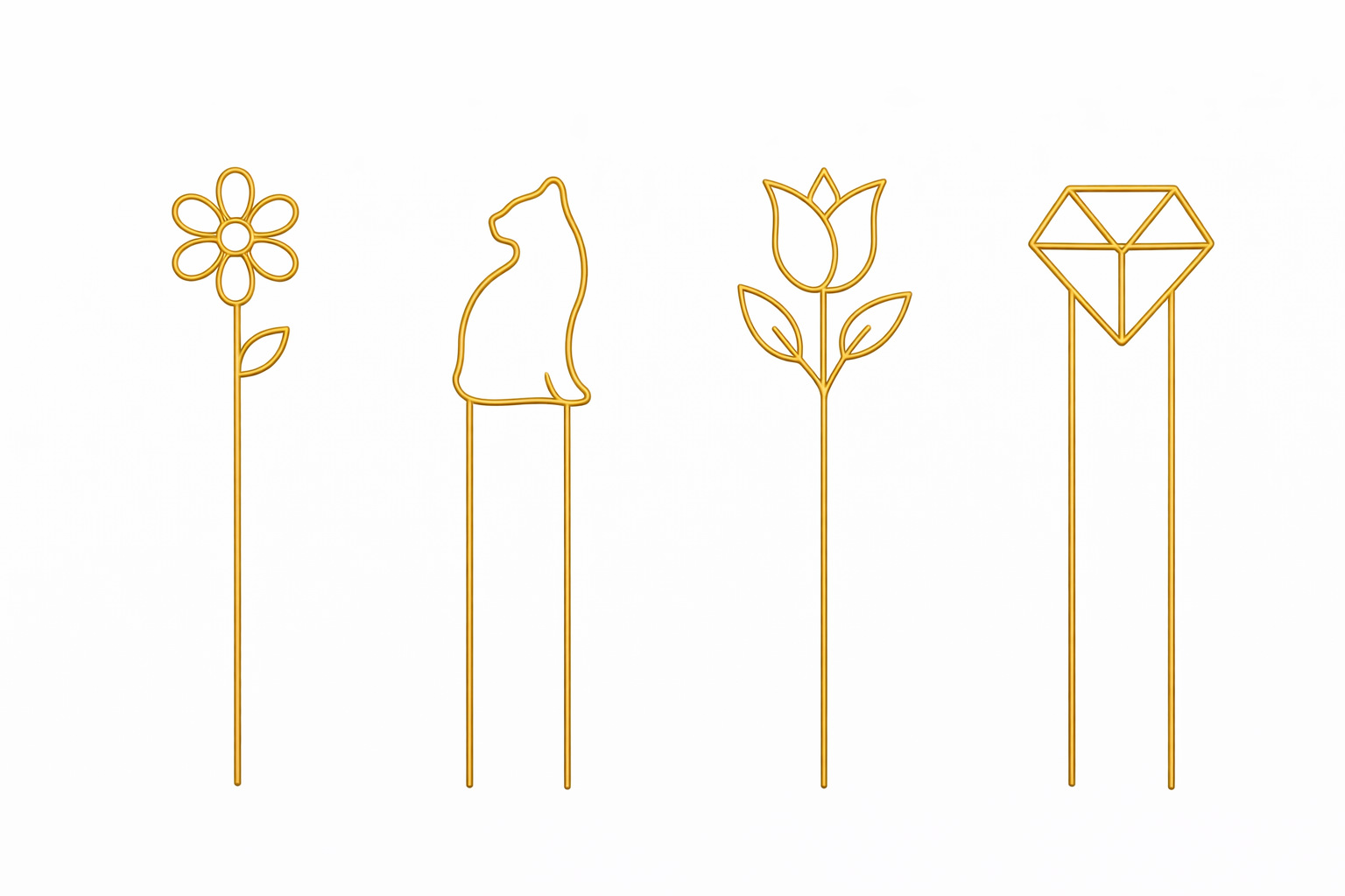 Fleurs dorées