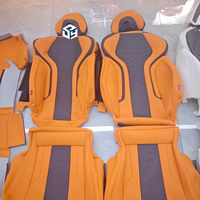 Housse de siège de voiture en cuir Nappa de haute qualité, durable, universelle, sportive, cinq places, ensemble complet, accessoire intérieur