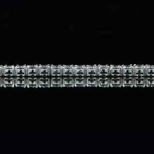 Luxurious Moissanite Round Brilliant Tennis Bracelet 925 Sterling Silver Plated Trendy Chain Link Sparkle Jewelry Gift for Women - Product Image 3