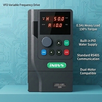 Variateur de fréquence VFD 3,0 kW, variateur de vitesse réglable 380 V, variateur de fréquence triphasé AC pour compresseur et moteur
