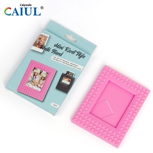 Hàn Quốc-Phong Cách 3 Inch Mini Khung Ảnh Nhựa Nhỏ Ảnh Thẻ Sao Với Đinh Tán Thiết Kế Dọc Thu Nhỏ Khung Nhựa - Product Image 6