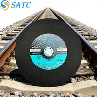 Disque de coupe pour voie ferrée T41 de 14 pouces - Disque de coupe en acier rapide à coupe fine de 5/32'' pour rail, barres d'armature, démolition de métaux lourds