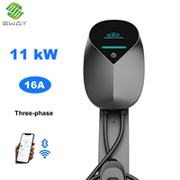 Chargeur EV Eway New Outdoor Level 2 11kW 16A Type 2, protection IP54 contre les intempéries, fonctionnalités intelligentes, câble de 5 m, multi-protocoles pour usage domestique