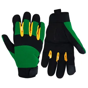 Manufacture Mechanic Work Gloves Anti-slip Durable Rigger Working hand gloves for construction work