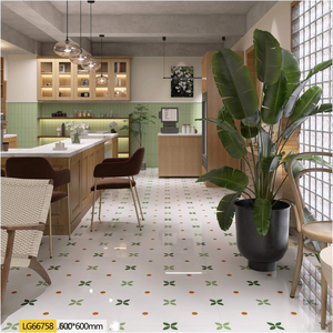 Azulejos Decorativos de Pared con Diseño de Flores y Pájaros, 600x600, Antideslizantes, para Piso, Venta al Por Mayor - Product Image 5
