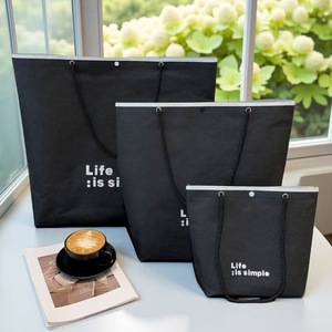 Tùy chỉnh Túi tote không dệt vải không dệt túi có thể gập lại thiết kế bao bì Quà Tặng công suất lớn in logo - Product Image 5