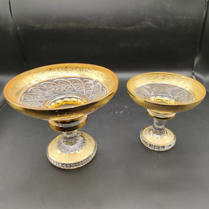 Articles d'étiquette de luxe artisanat moyen-orient asie centrale vaisselle <span class=keywords><strong>assiette</strong></span> de fruits torsadée européenne - Product Image 2