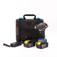 Jeu de tournevis électriques rechargeables sans fil 80Nm pour la maison Perceuse sans balais pour le bricolage Source d'alimentation à usage industriel en plastique