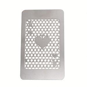 Metal Card Grinder <b>Herb</b> Grinder Card Stainless Steel - Product Image 1
