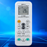 Contrôleur d'écran LCD de remplacement électrique pour climatiseur, télécommande universelle avec fonction de chauffage, code fixe, utilisation domestique