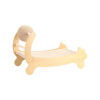 Lit et balançoire multifonctionnel en sisal pour chat avec design chaise longue - Le jouet ultime pour chat d'intérieur