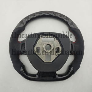 Volante Deportivo de Fibra de Carbono y Alcántara con Luces LED, el Más Popular para Chevrolet Camaro - Product Image 4