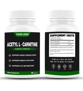 Ausreson Suplementos deportivos Quemador de grasa Acetil L-carnitina HclSlimming Pérdida de peso Acetil L-Carnitina Cápsulas - Product Image 2