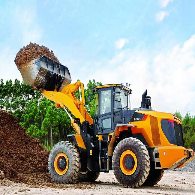 Front Loader Motor CLG856H 5 Ton Front End Loader New Front Diesel Wheeled Loaders Front ...
