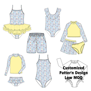 Custom Children Kids <strong>Swim</strong> <strong>Suit</strong> Manufacturers Recycled Fabric UV <strong>Toddler</strong> Swimwear Beachwear Floral Girls One Piece Swimsuit - Product Image 1