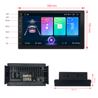 Autoradio 4 cœurs 9 "pour Venucia T70, D60/Sunshine/Liwei/Forester/ESQAndroid, écran tactile, lecteur multimédia DVD Mp5