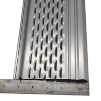 Panneau de ventilation de toit en aluminium série 1000, résistant aux intempéries, avec moustiquaire, pour gouttière de drainage des eaux de pluie du grenier, marque Sanqiang