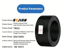 Câble et fil blindés torsadés en PVC KEJIAN TRVVSP 2/4/6/8/12/16 conducteurs 0,2 mm 0,3 mm 0,5 mm 0,75 mm