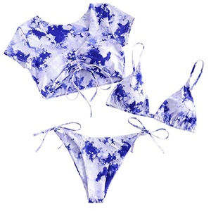 Conjunto de Bikini Micro OUTPACE de 3 Piezas para Mujer, Traje de Baño Aventurero con Sujetador Push-Up para Tallas Grandes - Product Image 6