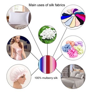 Custom Wholesale for Garment <strong>Home</strong> <strong>Textile</strong> Printed Plain Design 100% Silk Mulberr Silk Fabric OEM RTS - Product Image 5