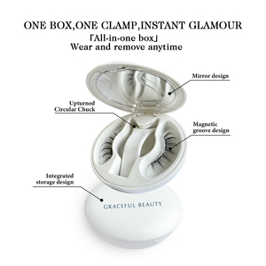 <span class=keywords><strong>Cils</strong></span> magnétiques souples <span class=keywords><strong>3</strong></span> en 1 avec clip pour <span class=keywords><strong>cils</strong></span> magnétiques - Product Image 2