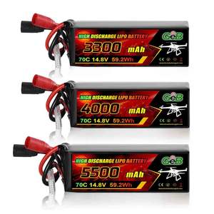 리튬 폴리머 배터리 7.<span class=keywords><strong>4v</strong></span> 11.1v <span class=keywords><strong>14</strong></span>.8v 22.2v 2s 3s 4s 6s RC 리포 배터리 <span class=keywords><strong>2200mAh</strong></span> 5000mAh 5200mAh 5500mAh 맞춤형 리포 배터리 - Product Image 3