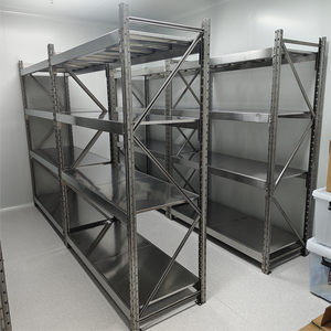 Corrosiebestendig en duurzaam roestvrijstalen rek gemaakt van 304/201 staal voor industriële magazijnen - Product Image 1