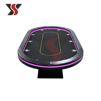 Table de poker YS Texas - Design moderne de luxe pour les jeux de casino et le divertissement