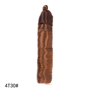Extensiones de Cabello Sintético Rizado Francés de 28 Pulgadas para Trenzas Africanas, de Alta Temperatura, Trama Única, para Mujeres - Product Image 3
