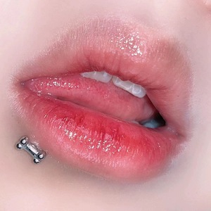 Bone Labret Stud <b>Earrings</b> 316L Stainless Steel | Internally Threaded Cartilage Lip Ear <b>Piercing</b> Accessories - Product Image 4