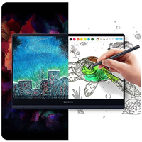 Stylet actif sensible à la pression 4096 niveaux avec pointe remplaçable et attraction magnétique pour tablettes Tab S10 Ultra/Plus