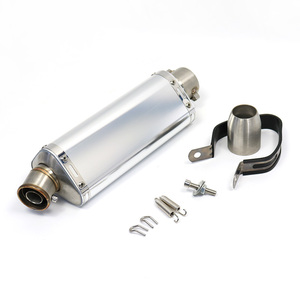 Tuyau d'échappement universel en acier inoxydable 175mm triangle de silencieux de 235mm pour Yamaha <span class=keywords><strong>TMAX</strong></span> 500 <span class=keywords><strong>530</strong></span> SX <span class=keywords><strong>DX</strong></span> 560 - Product Image 4