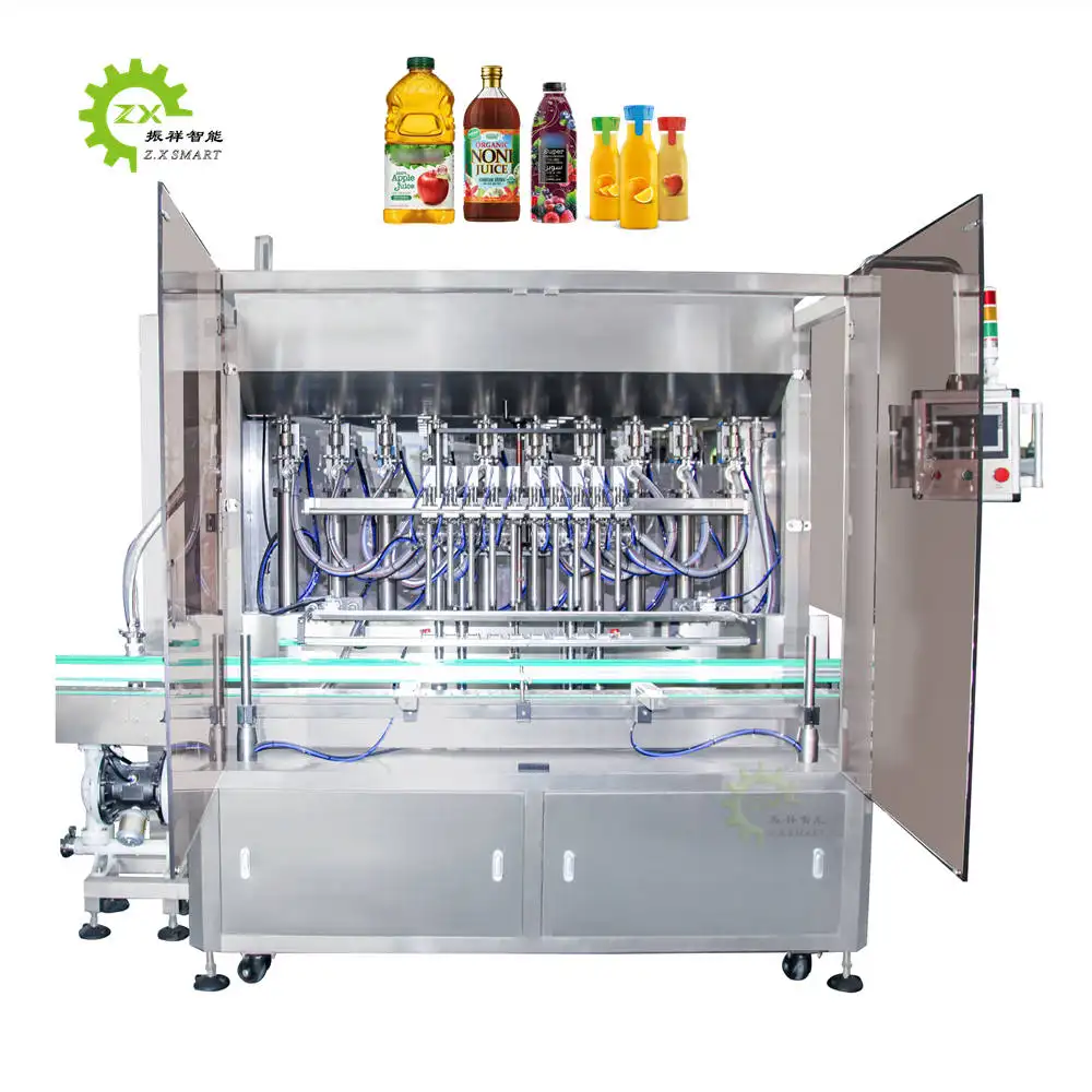 ZXSMART Fruit Juice Paste Soda Making Machine Beverage Processing Line Automatic Filling Machines