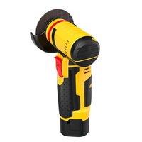 Mini-meuleuse d'angle sans fil pour usage domestique, haute vitesse, polissage, découpe, nettoyage des interstices, portable, moteur sans balais, batterie au lithium, entièrement en cuivre