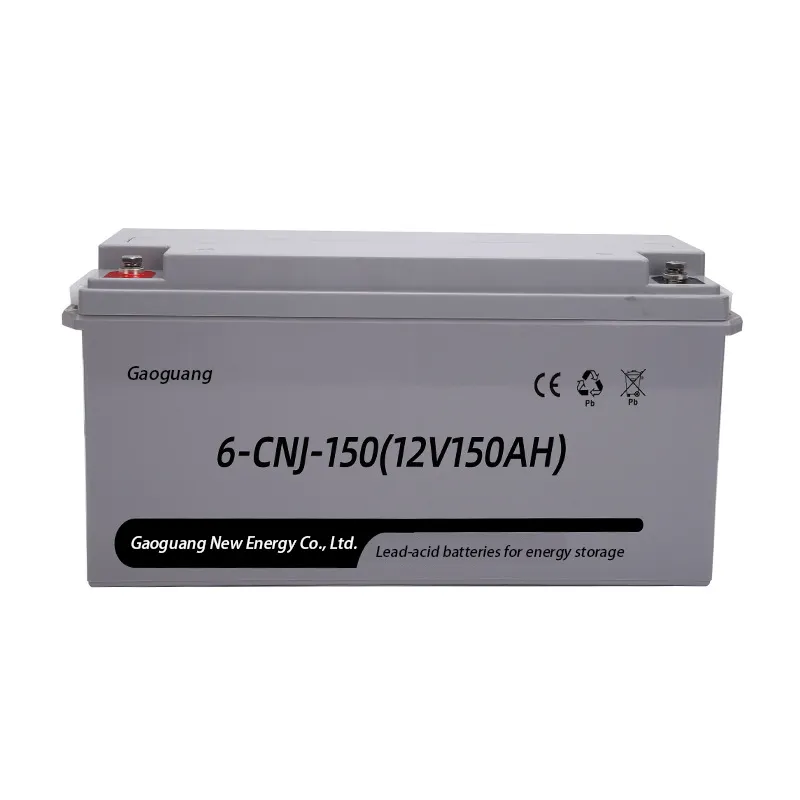 Batterie gel de stockage d'énergie solaire de haute qualité batterie plomb-acide 12V 150Ah batterie solaire gel