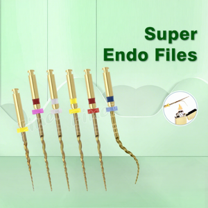 F TAPER GOLD歯科ロータリーファイル根管治療用ゴールドロータリー波ファイル1つのみ - Product Image 1