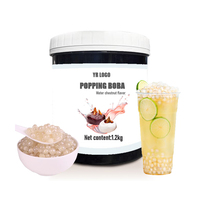 Popping Boba Bubble Tea dranken-toppings, fruit-sap geinfuseerde zakverpakkingen, aanpasbare Boba drankoplossingen, klaar om te consumberen